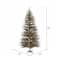 5ft. Pre-Lit Vienna Twig Artificial Christmas Tree, Warm White LED Lights